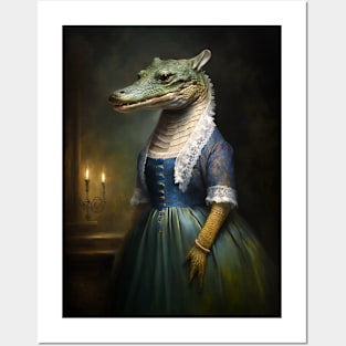 Royal Portrait of an Alligator Posters and Art